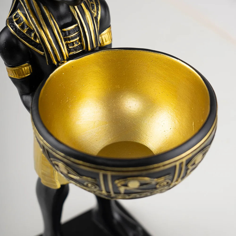 Ancient Egyptian-Inspired Anubis Storage Tray