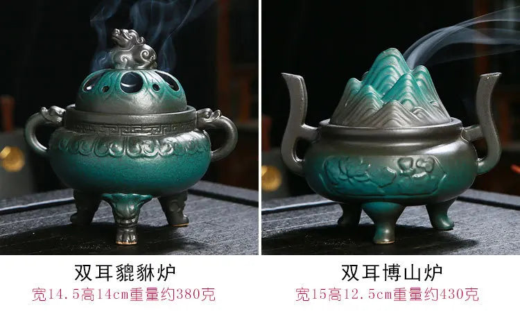 Antique Ceramic Chinese Incense Burner
