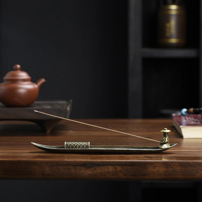 Japanese Fishing Boat Incense Stick Holder - Your Ritual Hub 