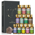 Pure Essential Oils Set – 12 Aromatherapy Oils for Diffuser, Candles & Rituals