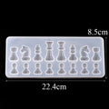 DIY Chess Piece Silicone Mould for Resin & Clay