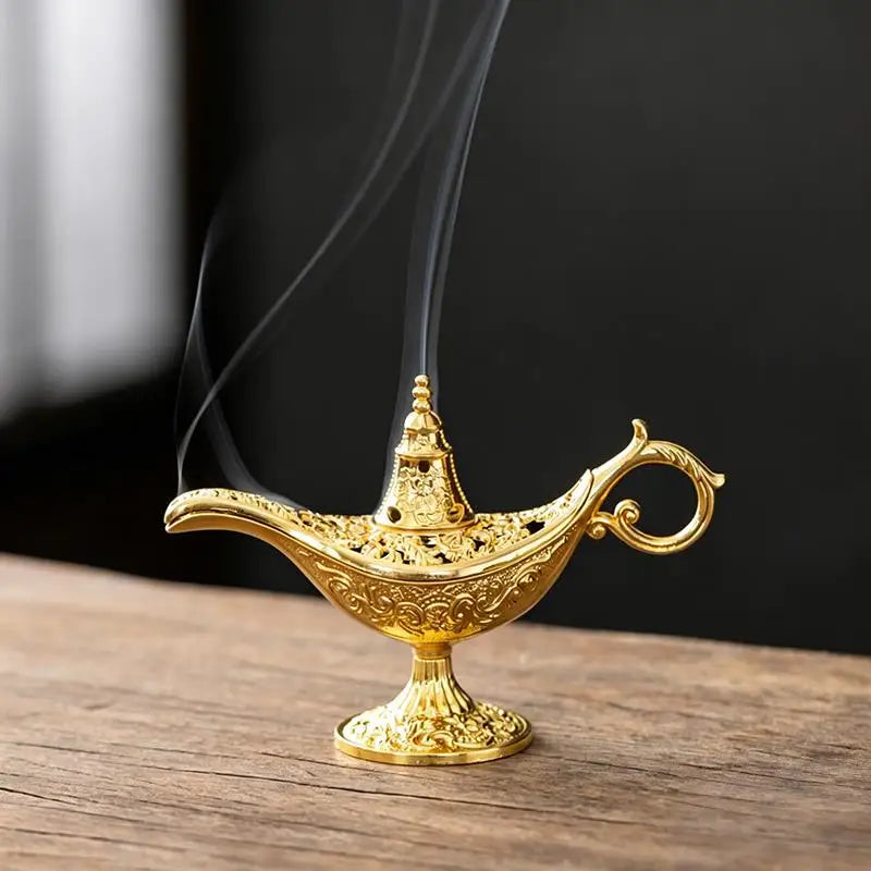 Small Antique Metal Arabic Incense Burner - Your Ritual Hub 