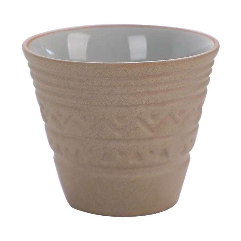 Saudi Arabian Coffee Cup Small Vintage Coarse Ceramic - Your Ritual Hub 