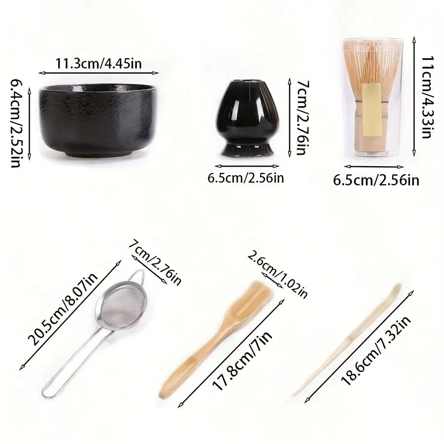6PCS/Set Japanese-style Matcha set - Your Ritual Hub 