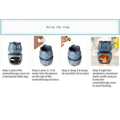 Tulip Ceramic Aromatherapy Oil Burner