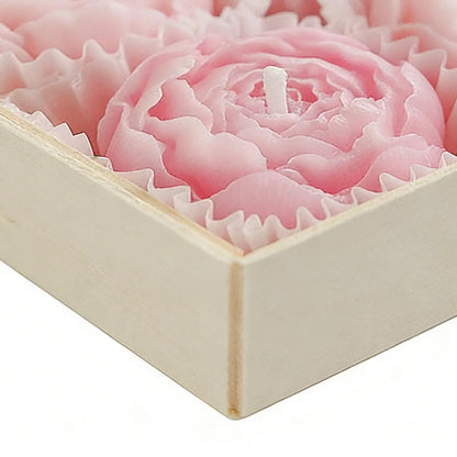 4-Piece Rose Soy Wax Candle Set