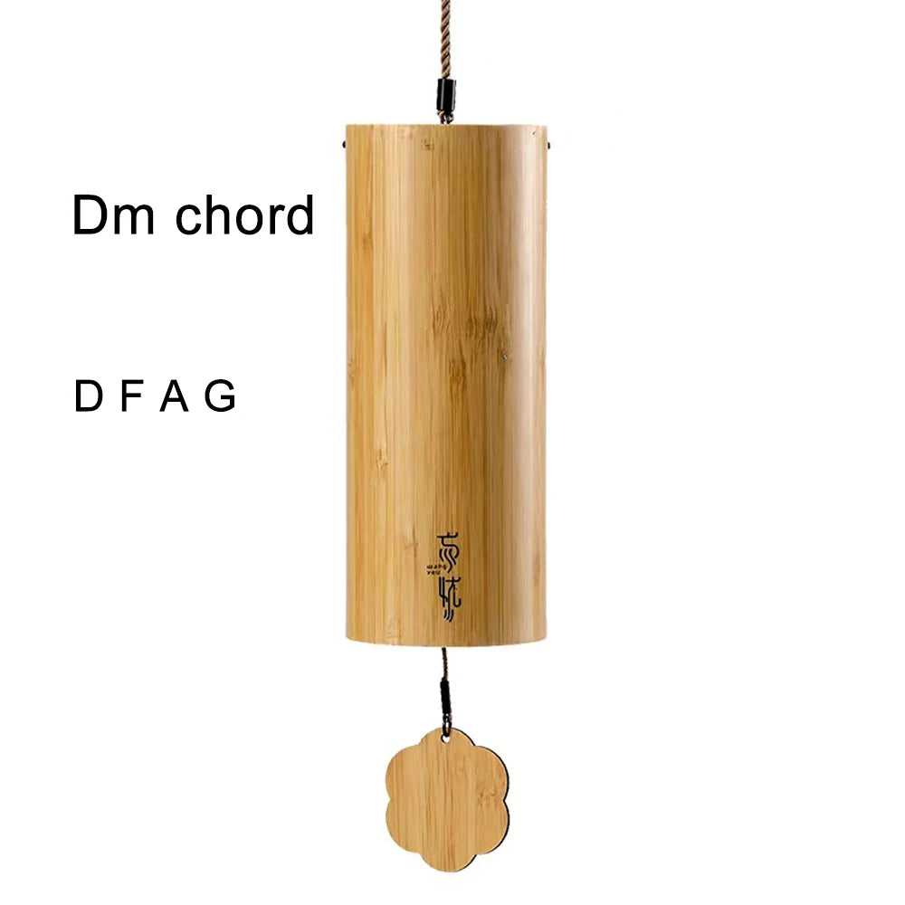 Handcrafted Bamboo Wind Chime – Tuned Chord Sound Healing & Meditation Bell