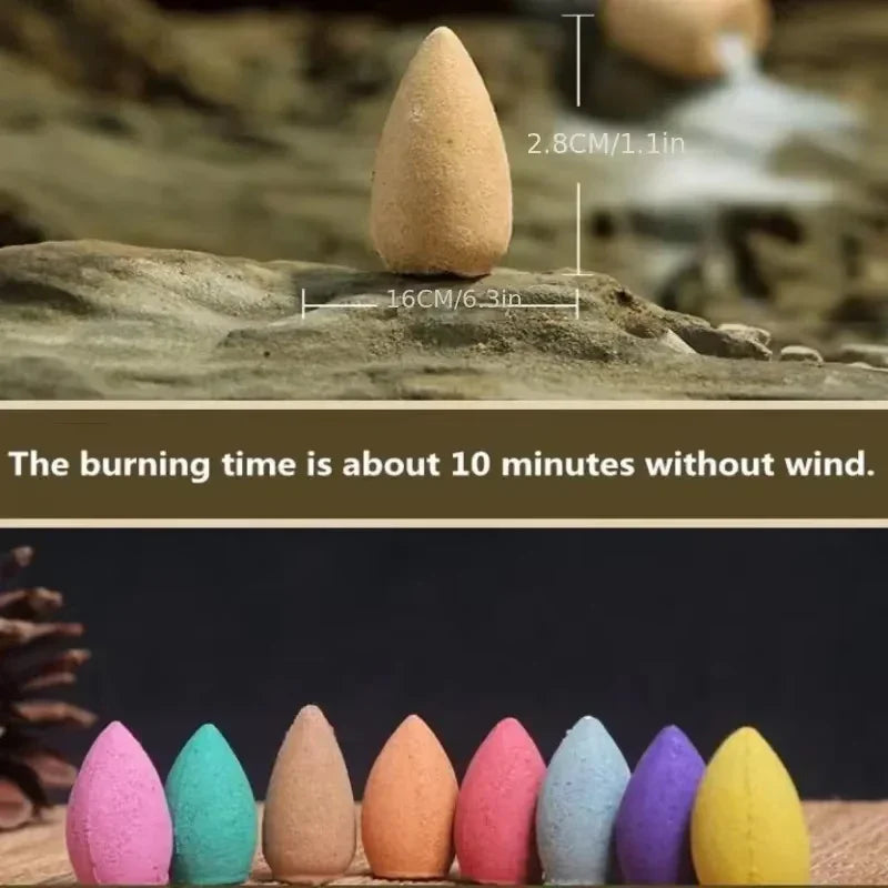 Backflow Waterfall Incense Cones - Your Ritual Hub 