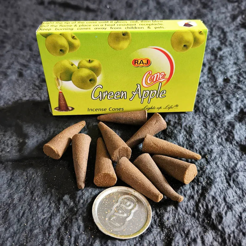 Handmade Indian Incense Frankincense Patchouli Tower Incense Cones with Metal Incense Base Buddhist Ornaments Home Fragrance - Your Ritual Hub 