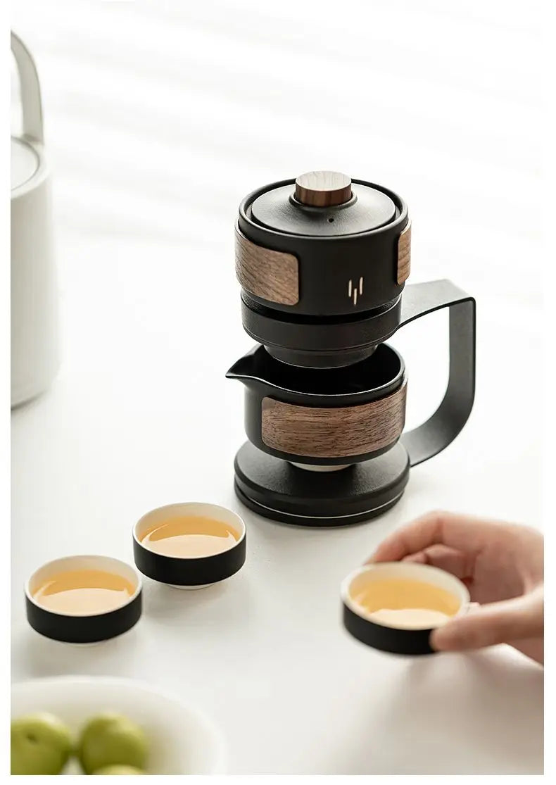 Premium Ceramic Automatic Tea Set — Complete Kit