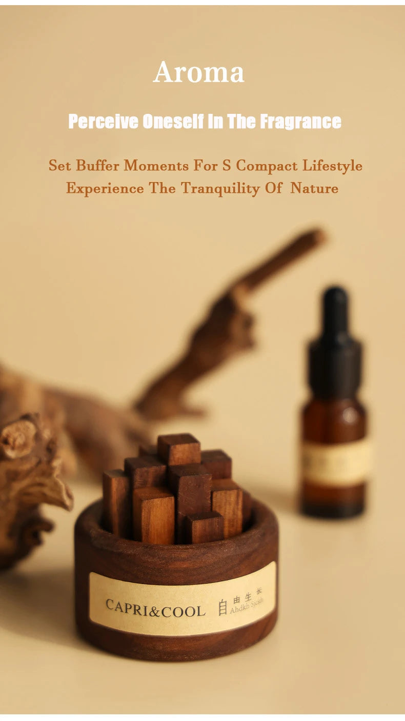 Natural Essential Oil Wood Stick Diffuser - Your Ritual Hub 