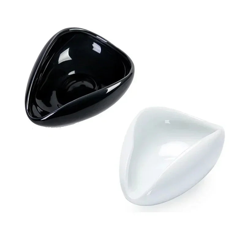 Coffee Bean Measuring Cup Ceramic Weighing Tray Coffee Powder Dosage Tray