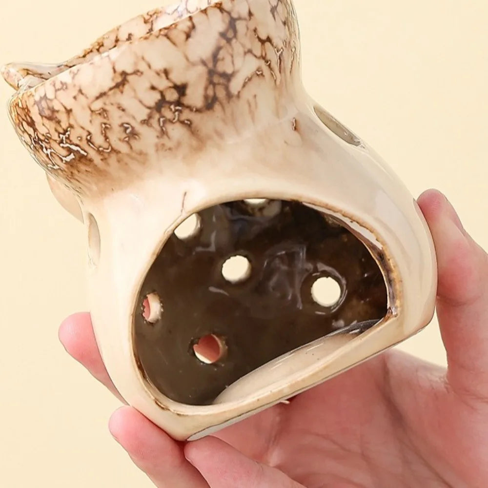 Ceramic Owl Aromatherapy Stove Eco-Friendly Heat Resistant Incense Candle - Your Ritual Hub 