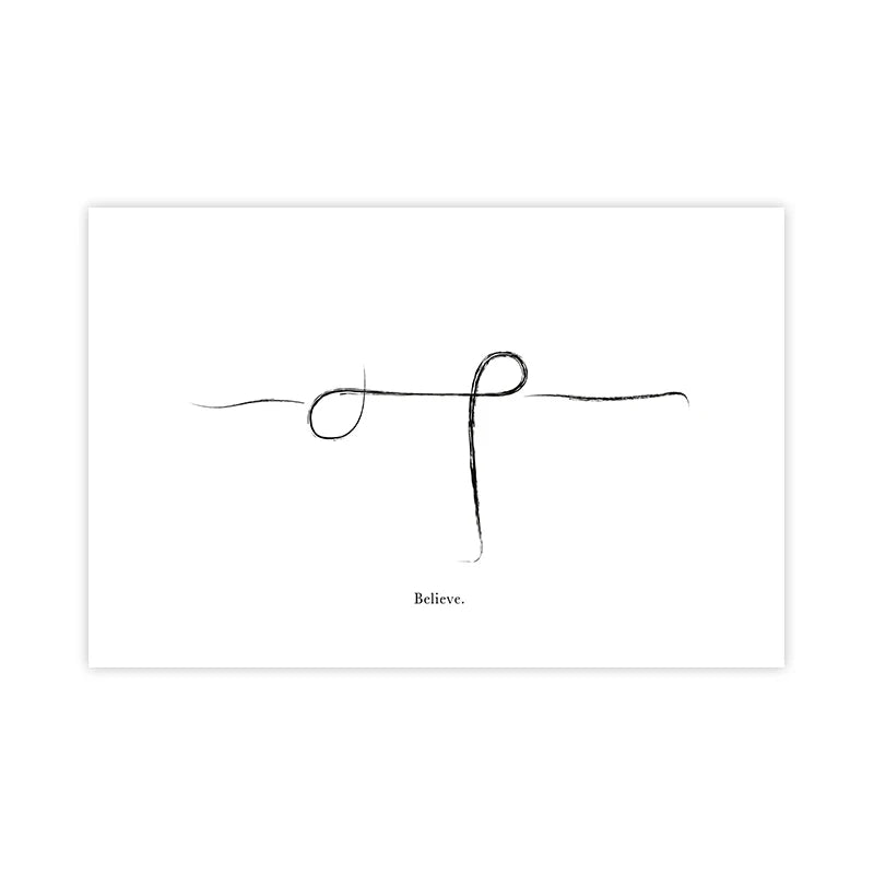 Yoga Wall Art Print Meditation Poster Yoga Symbol Breath Quote - Your Ritual Hub 