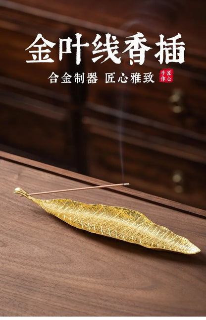 Long Leaf Ash Catcher Incense Holder