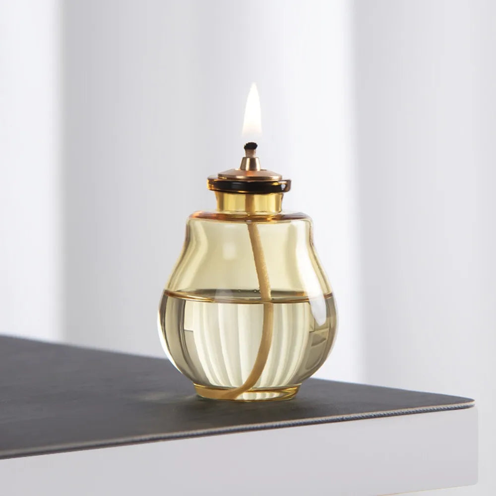 Creative Aromatherapy Candles Glass Coloful Small Oil Lamps - Your Ritual Hub 
