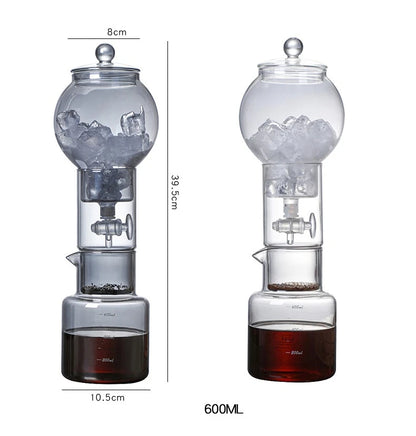 Cold Brew Coffee Pot Set with Filter Glass Dripper ICED Coffee Pot Maker