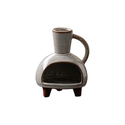Retro Ceramic Sacred Wood & Sage Aromatherapy Burner