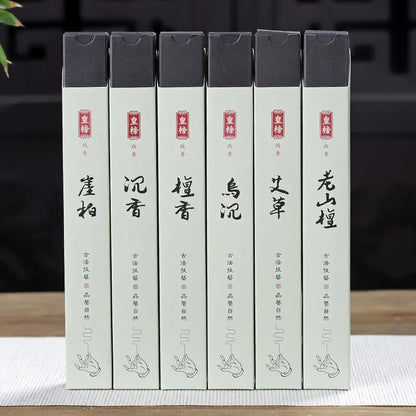 120Pcs/Box Natural Incense Sticks Sandalwood Agilawood