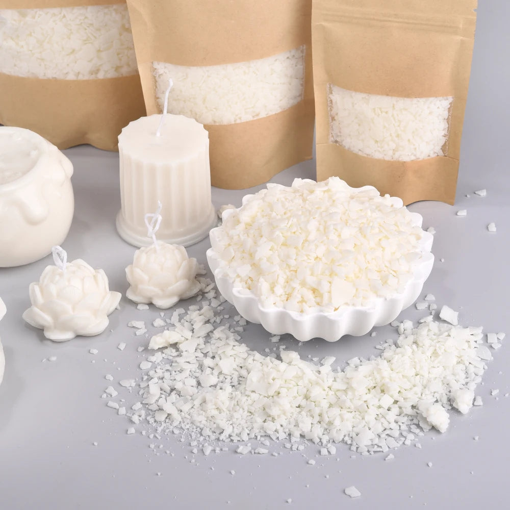 Natural Soy Wax Flakes — Additive-Free DIY Candle Supply