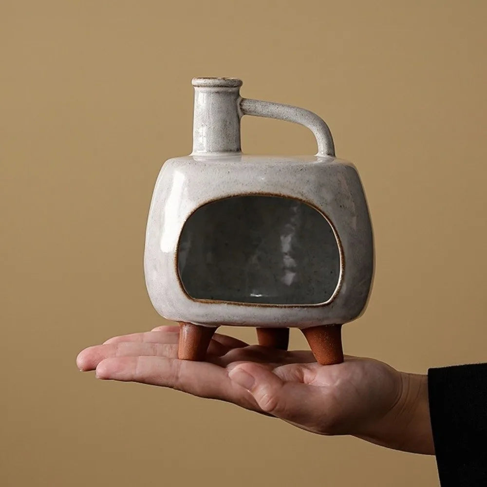 Retro Ceramic Sacred Wood & Sage Aromatherapy Burner