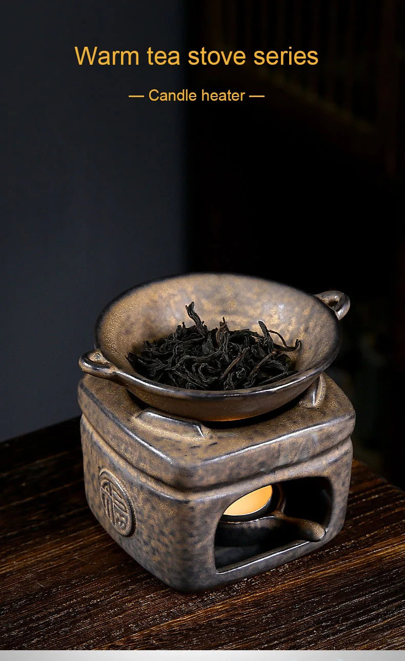 Japanese Retro Fireproof Incense Burner & Wax Heater - Your Ritual Hub 
