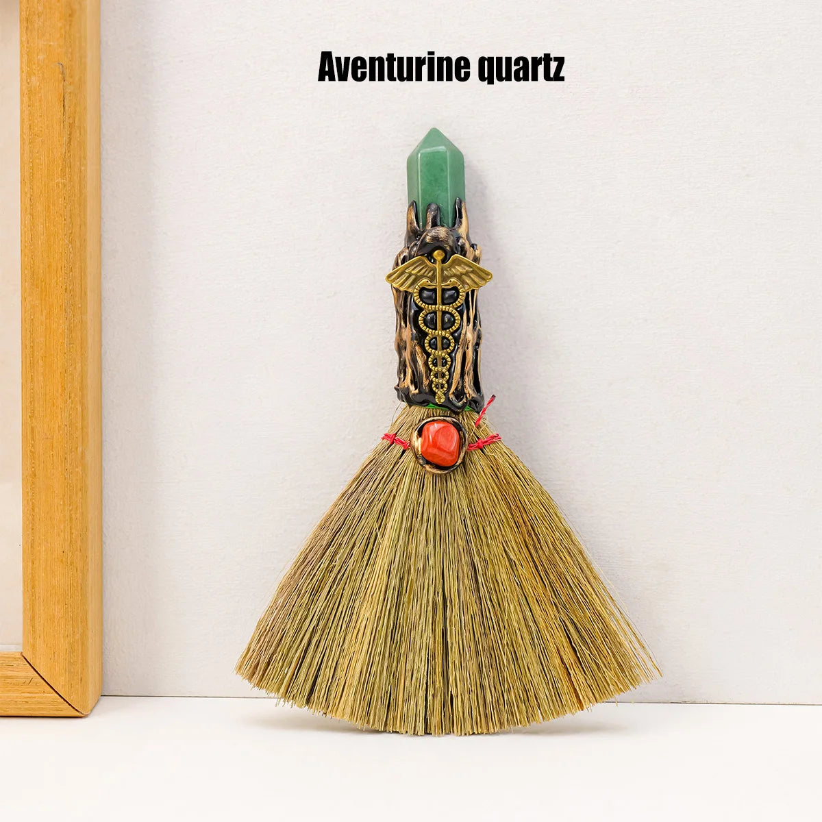 Natural Crystal Wand — Cleansing & Energy Purification Broom | Your Ritual Hub