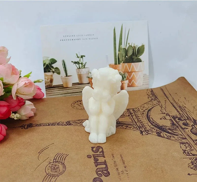 Cupid Angel Scented Soy Wax Candle — Decorative Art