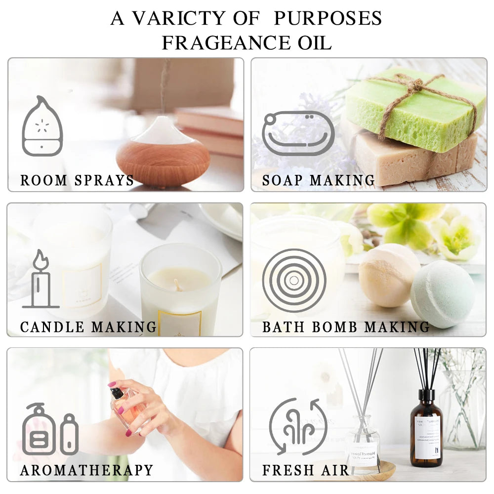 Pure Natural Essential Oils 10ml — Multi-Scent Collection - Your Ritual Hub 