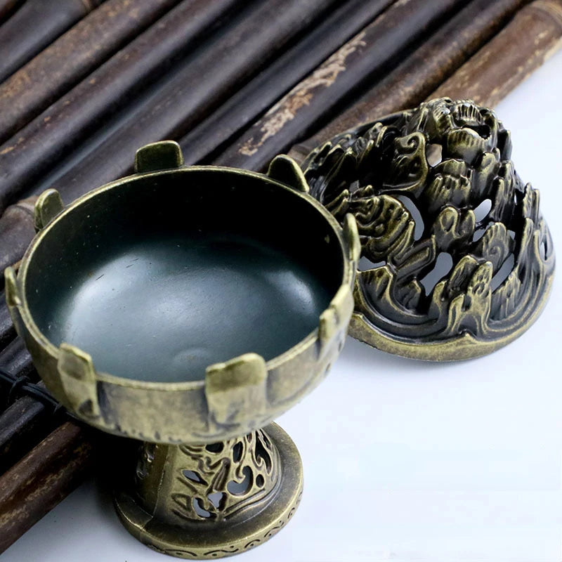 Lotus Buddhist Incense Burner Censer - Your Ritual Hub 