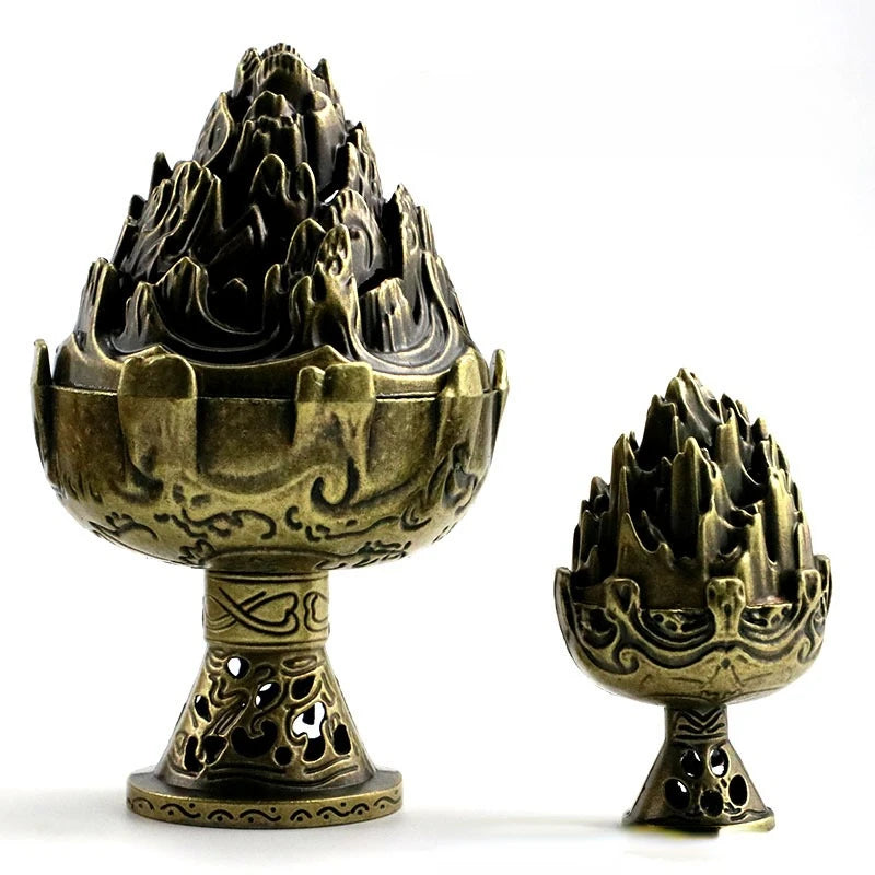 Lotus Buddhist Incense Burner Censer - Your Ritual Hub 