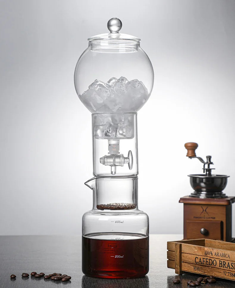 Cold Brew Coffee Pot Set with Filter Glass Dripper ICED Coffee Pot Maker