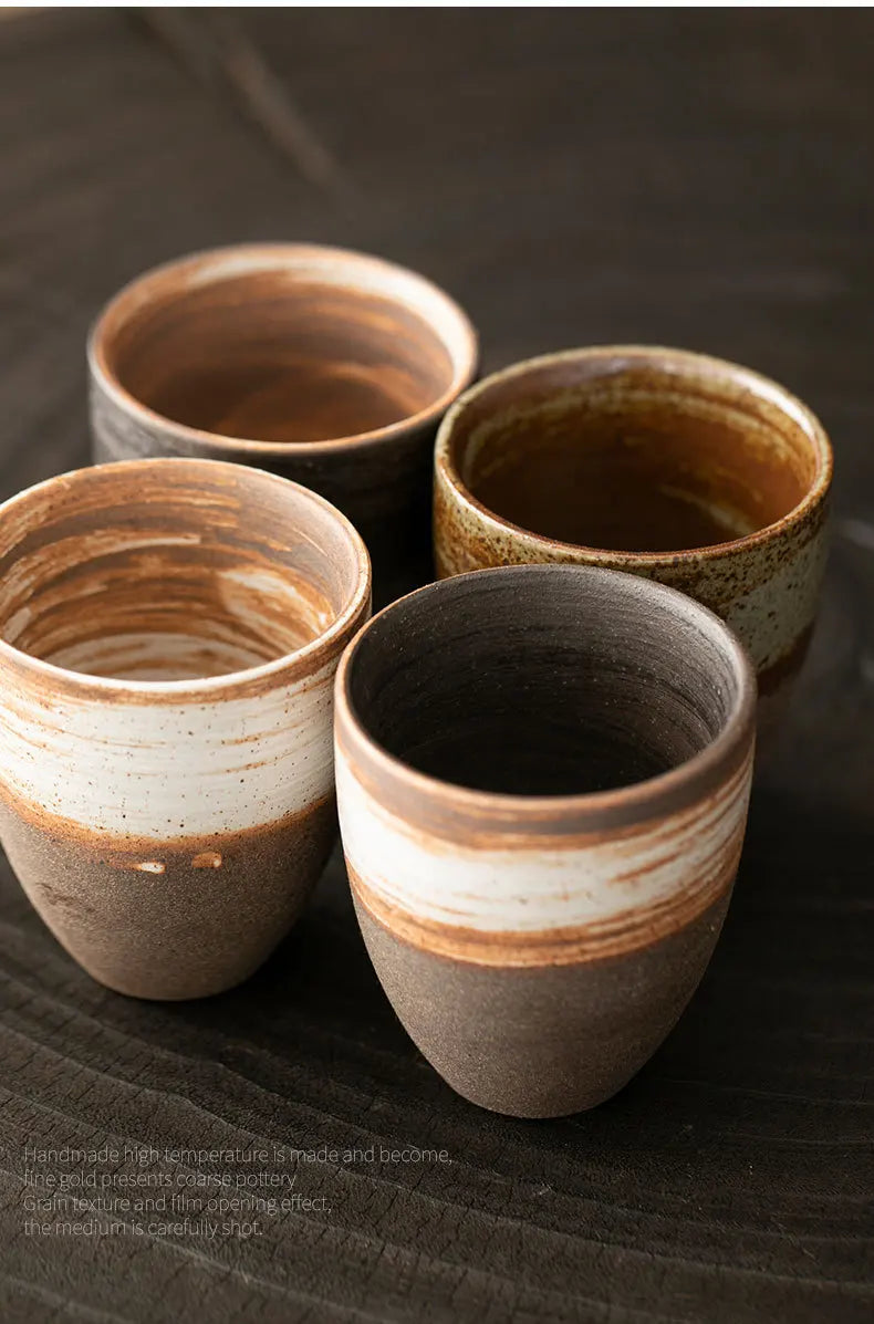 Ceramic Coffee Cups,Japanese Style Ceramic Cup,Latte Mug,Espresso Mugs,Afternoon Teacup,Household Water Mugs - Your Ritual Hub 