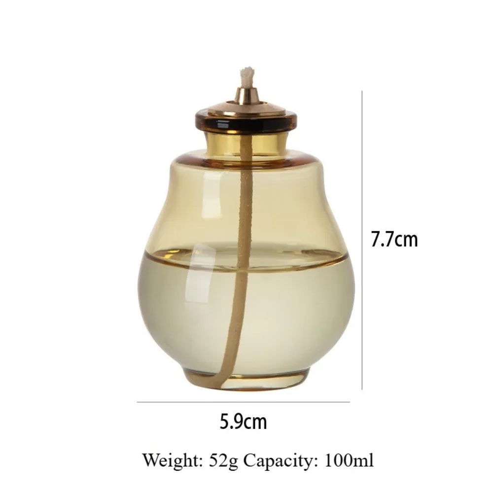 Creative Aromatherapy Candles Glass Coloful Small Oil Lamps - Your Ritual Hub 