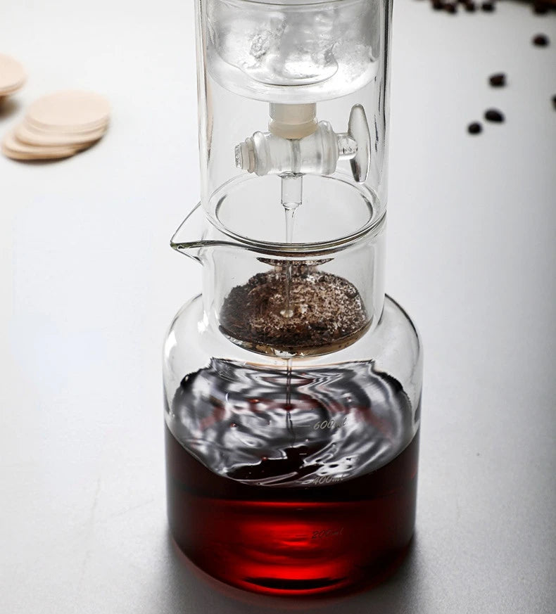 Cold Brew Coffee Pot Set with Filter Glass Dripper ICED Coffee Pot Maker