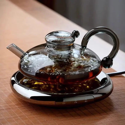 Scandinavian Glass Flower Tea Pot Set — Afternoon Tea