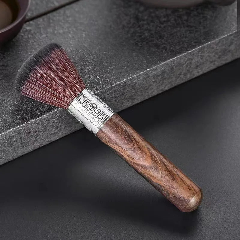 Hibioru Wooden Espresso Black Coffee Powder Washing Brush for Coffe Filter