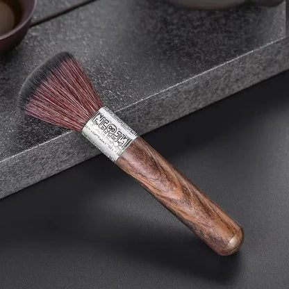Hibioru Wooden Espresso Black Coffee Powder Washing Brush for Coffe Filter