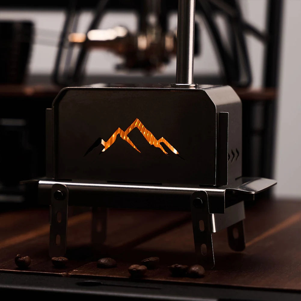 Stainless Steel Incense burners Detachable Burning Wood Stove