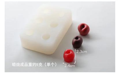 Sweet Dessert Cake Silicone Candle Mold for Handmade Soap Resin Epoxy Plaster Chocolate Party Decor DIY Mould Gift Wax Making