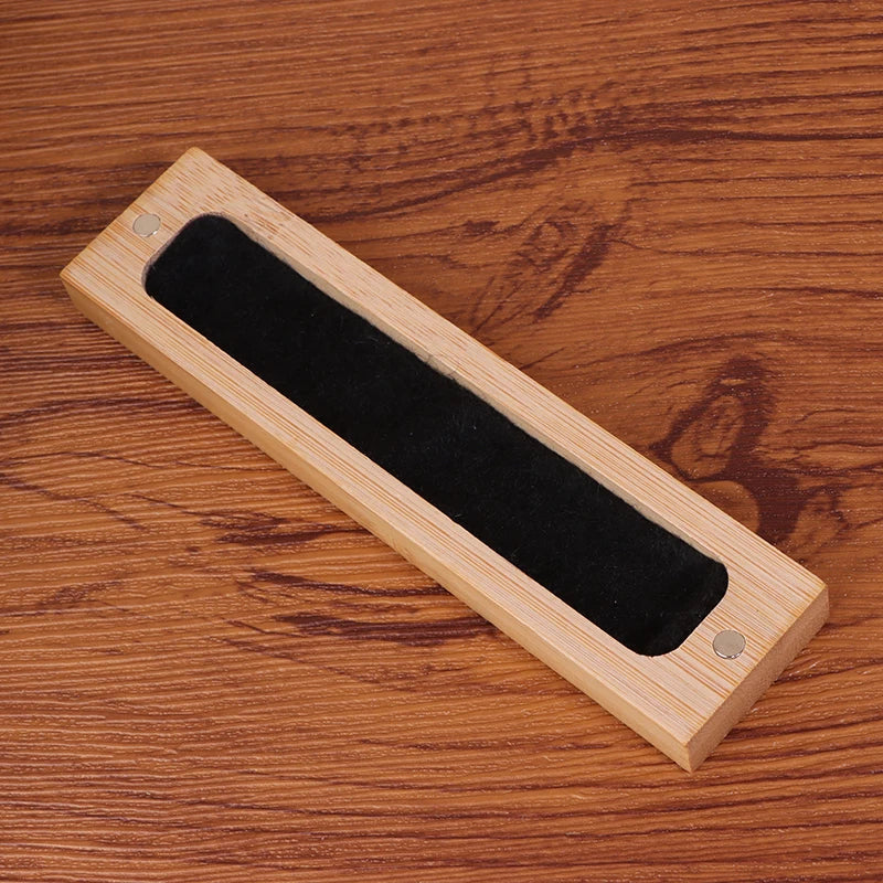 Bamboo Incense Burner Box with Ash Catcher Plate