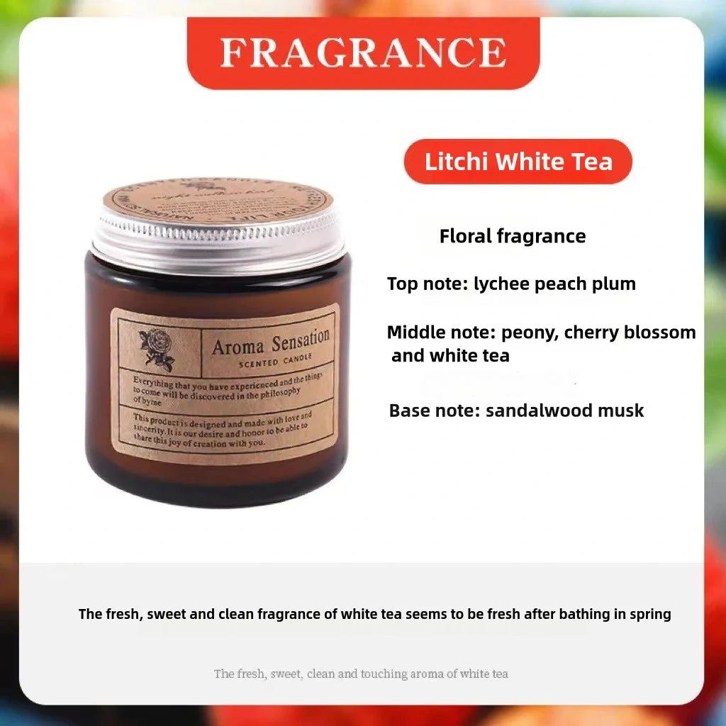 Scented Candles Smokeless Soy Candle Essential Oil Aromatic Candle Luxury - Your Ritual Hub 