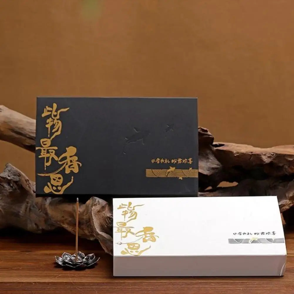 Chinese 12 kinds of scented Incense Stick Gift Box Set natural linear Aromatherapy - Your Ritual Hub 