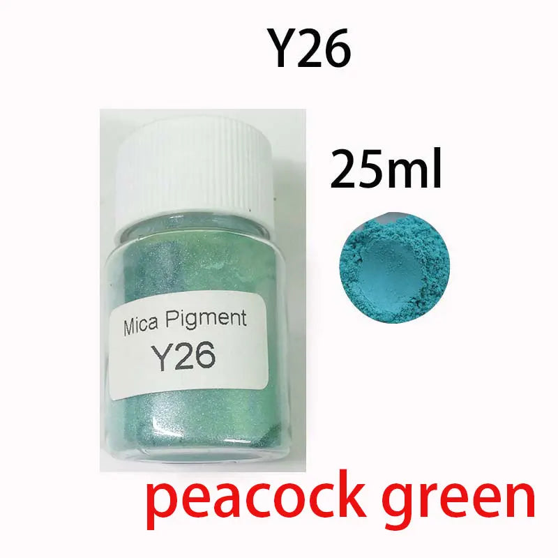 Mica Pigment Powder, 26 Colors for Soap, Candles & Crafts