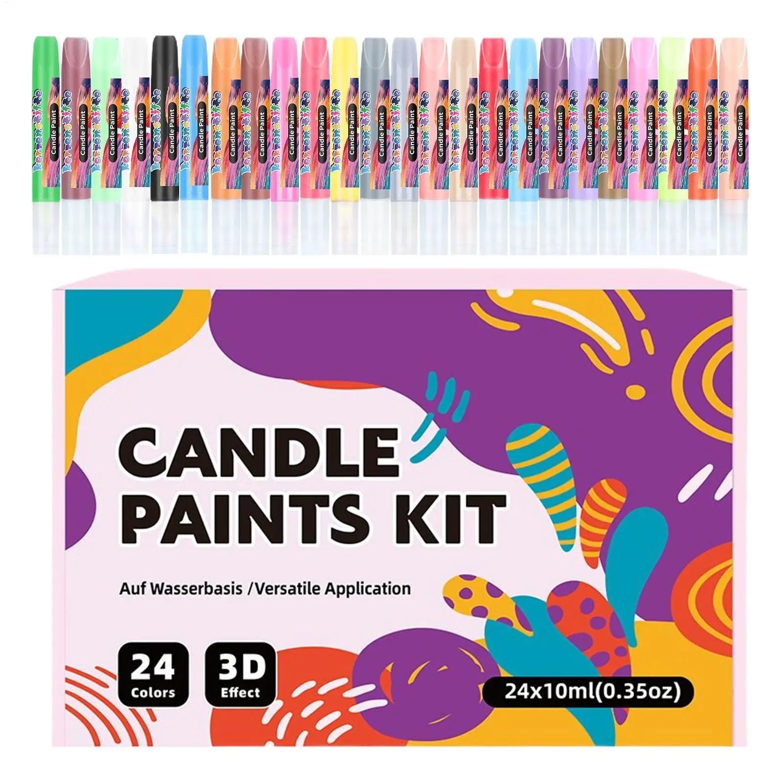Candle Wax Pen 24 Colors Beginner Friendly DIY Writing Tool - Your Ritual Hub 