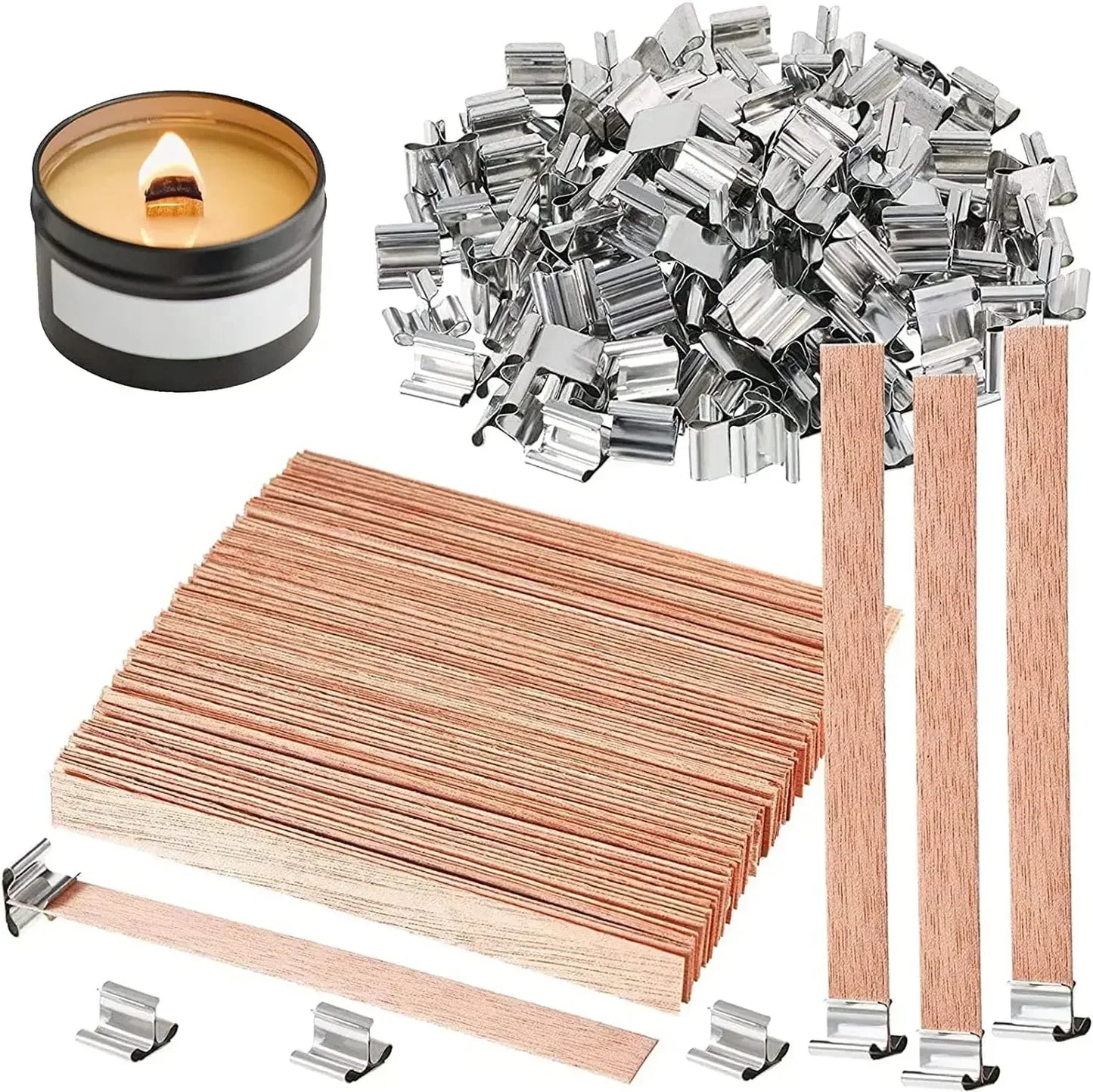 Wood Wick Soy Candle DIY Kit — Handcrafted Aromatic