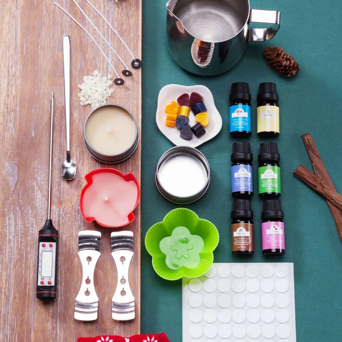DIY Aromatherapy Candle Making Kit — Soy & Beeswax
