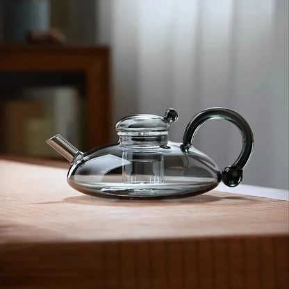 Scandinavian Glass Flower Tea Pot Set — Afternoon Tea