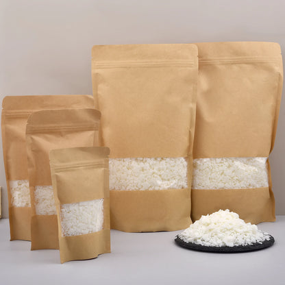 Natural Soy Wax Flakes — Multi-Size DIY Candle Kit