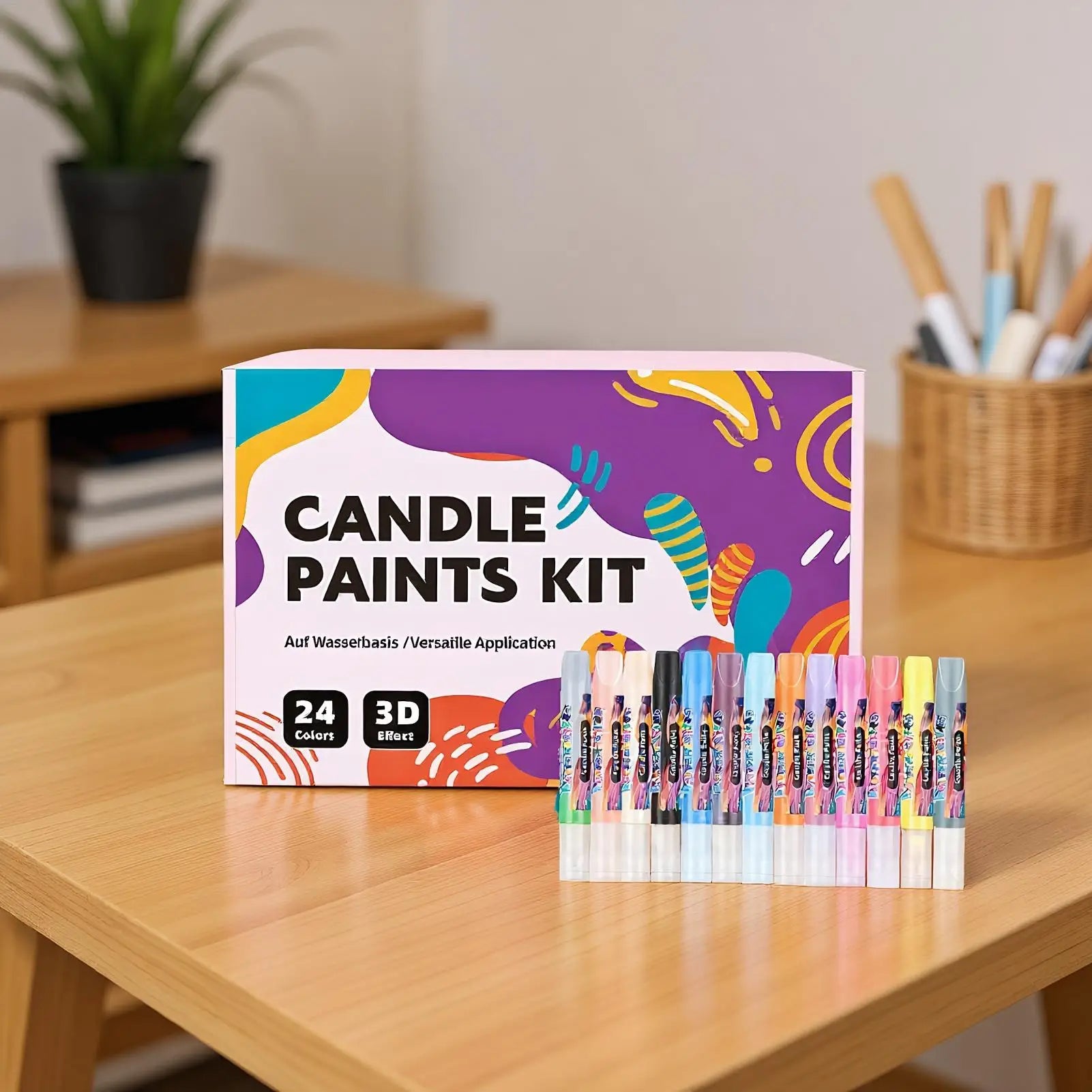 Candle Wax Pen 24 Colors Beginner Friendly DIY Writing Tool - Your Ritual Hub 